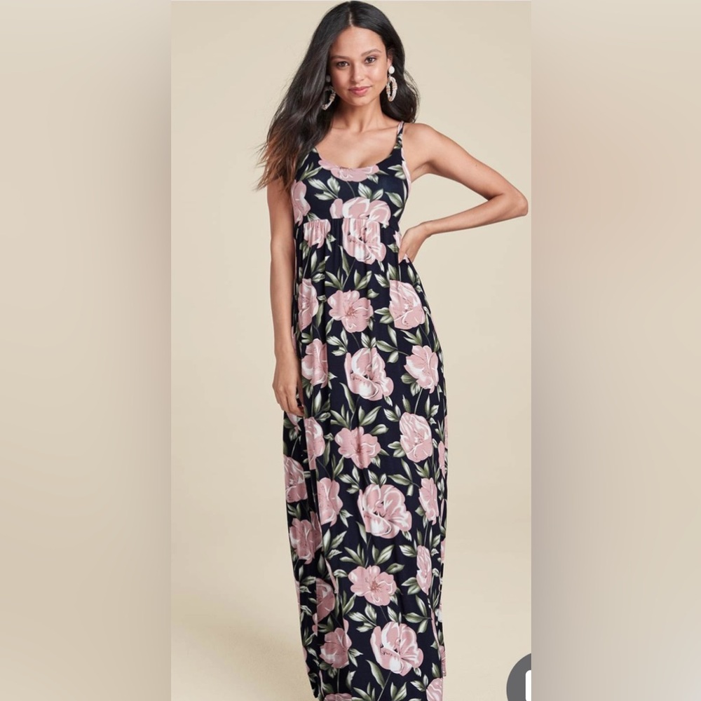 Floral Print Maxi Dress